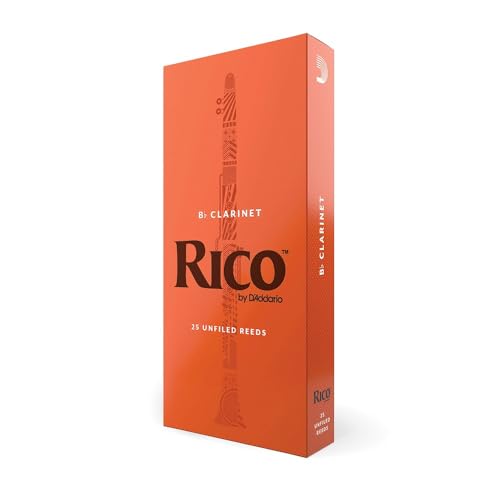 Image of D'Addario Woodwinds, Rico Bb Clarinet Reeds, RCA2515, Strength 1.5, 25-pack
