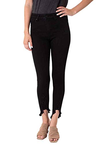 Kan Can Women's High Rise Ankle Skinny Jeans2