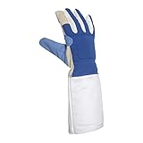 Aosekaa Fencing Glove, Training Equipment Professional Hand Protection Non Slip Gloves Fencing Bout Mittens for Adult, Kids, Competition, Practice, XL Right