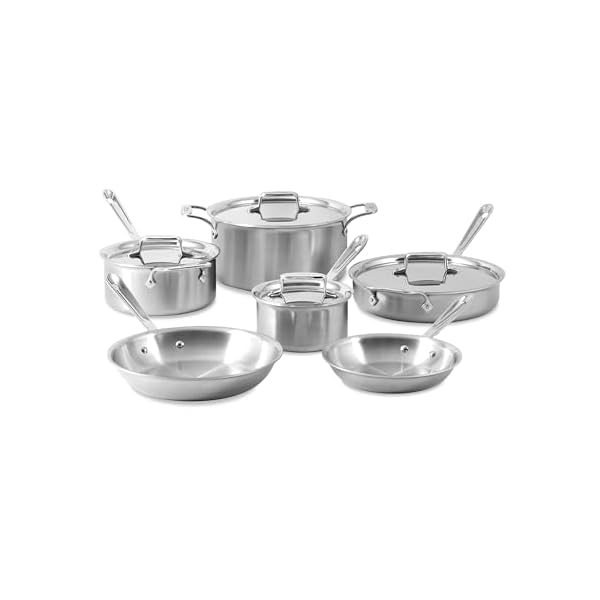 All clad d5 stainless steel set 10 piece  urban country home decor