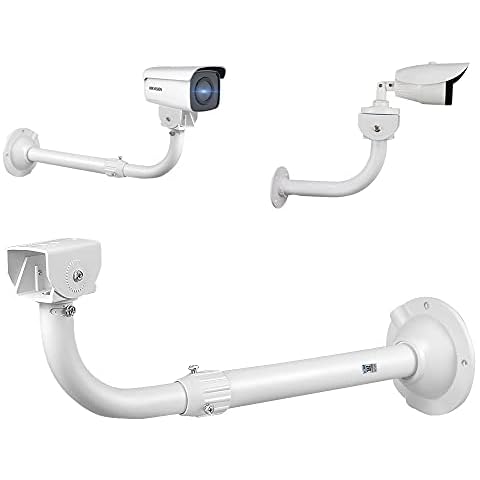 compcctv CCTV Security Camera Mount Bracket, Telescopic Adjustable Universal Camera Wall Mounting Bracket for CCTV Security Camera Cover