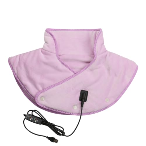 Hombrera cálida | Bufanda calentadora eléctrica para cuello y hombros | Almohadilla térmica de calentamiento rápido con 3 configuraciones de calor, calentador de hombros seguro, chal calentado para mu