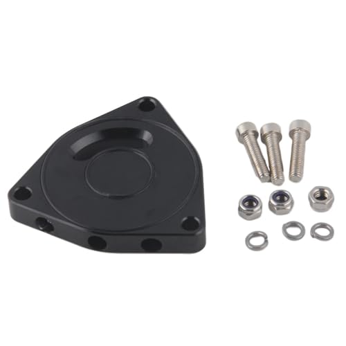 LLSGDFEH Aluminium Alloy BOV Spacer for Hyundai Genesis Coupe and for Kia 1.6 T 2.0 t for Honda Civic 1.5 T Engine bovadp11(Black)