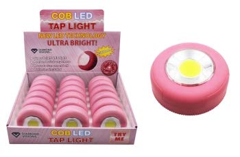 Diamond Visions 08-1708 COB LED Pink Tap Light (2 Tap Lights) 250 Lumens