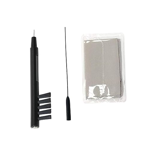 FOMIYES 3 Pcs Hearing Amplifier Cleaning Brush Hearing Brush Cleaning Brush for Earpiece Cleaner Cleaning Kit