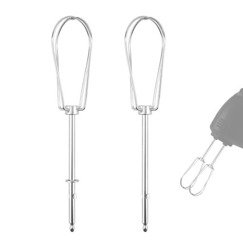 2pcs Hand Mixer Beaters Replacement Attachments Compatible with Electric Hand Mixers Part, Stainless Steel Mixer Blender for Baking Cooking and Kitchen Whisk Accessories Needs