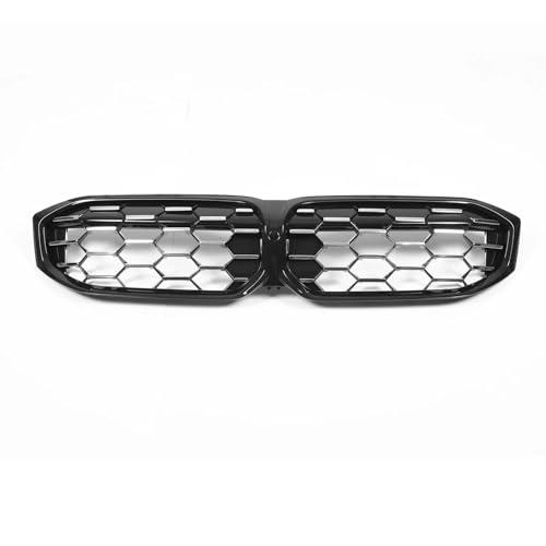 Calandre pour BMW Série 3 G20 G21 2023-2024 look sport chic noir argenté avec trou caméra