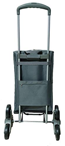 Bo Time BC-CHWC-SP11PS-600-6 Einkaufstrolley, 2 40 l/30 kg, mit Teleskopgriff und Reißverschluss, Anzahl Räder: 6 Rollen… – Bild 3