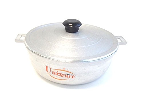 Uniware Super Quality Aluminum Caldera, 22cm, White