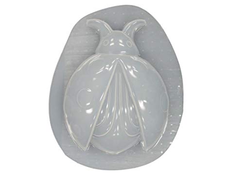 7 inch Open Ladybug Garden Plastic Craft Mold use with Concrete or Cement to Make 7096