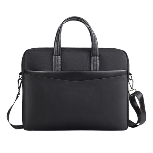 JSEIAJB Men's Business Briefcase Tote Large Capacity File Bag Meeting File Bag Office