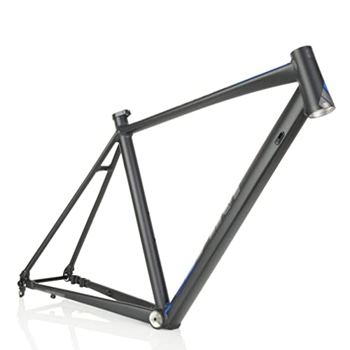 HIMALO Disc Brake Road Bike Frameset 700C*48/50/52/54/56CM Aluminum Alloy Off-Road Frame Thru Axle 12 * 142mm(Blue,52cm)