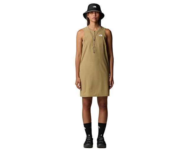 The North Face NF0A883XAQV W Packable Dress Dress Damen Kelp Tan/NPF Größe S
