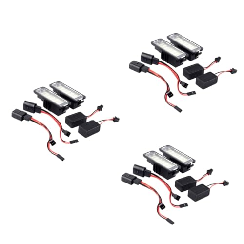 Plaque immatriculation LED pour Golf kit éclairage auto économie énergie