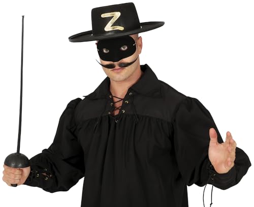 FIESTAS GUIRCA Conjunto antifaz y florete 63 cm. de El Zorro