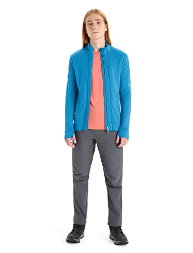 Image of Icebreaker Merino Men's Quantum Iii Long Sleeve Wool Athletic Full Zip Sweater