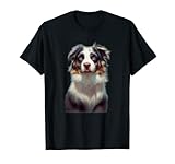 Chiot Tricolore Bleu Merle Berger australien T-Shirt