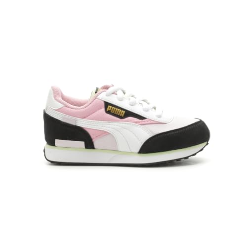 PUMA Kids Girls Future Rider Bouquet Lace Up Sneakers Shoes Casual - Black, Pink, White - Size 12 M