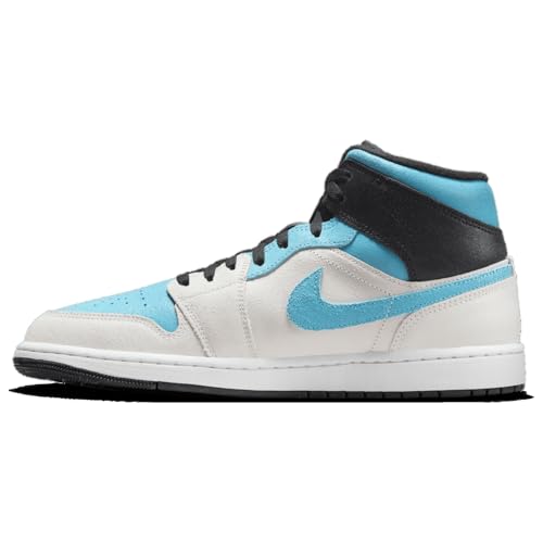 Image of Jordan Air 1 Mid Se - Men's (Summit White /Blue Chill /Anthracite)