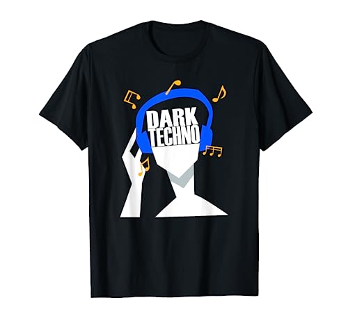 Mis Auriculares Solo Tocan Dark Techno Camiseta