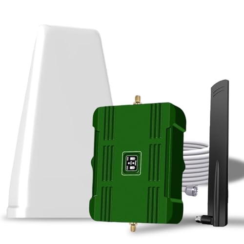 Image of Cell Phone Booster for Home & Multi-Room,Up to 6500 sq ft,Cell Phone Signal Booster for Band 66 /25 /2 /4 /5 /12 /13 /17,Boost 5G 4G Data for U.S. Carriers FCC Approved Cell (Blue)