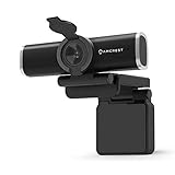 Amcrest 4-Megapixel Webcam w/Microphone & Privacy Cover, Web Cam USB Camera, Computer HD Streaming Webcam for PC Desktop & Laptop w/Mic, Wide Angle Lens & Large Sensor for Superior Low Light (AWC496)
