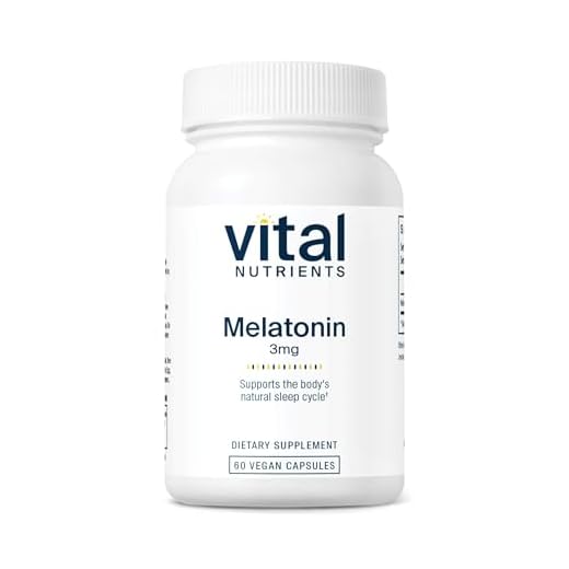 Vital Nutrients Melatonin 3 mg Vegan Capsules