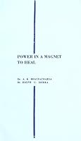 Power in a Magnet to Heal B0041NL2K4 Book Cover
