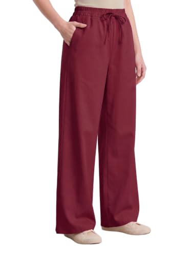 Image of Vogaan Women's High-Waist Korean Trousers with Wide Baggy Fit | Trendy GenZ Streetwear Pants | Trousers | Women Trousers