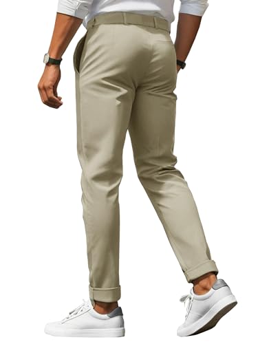 Image of Noble Monk Mens Mid Rise Formal Pants | Stylish Regular Fit Wear Trousers for Office Or Party | Solid Formal Trouser