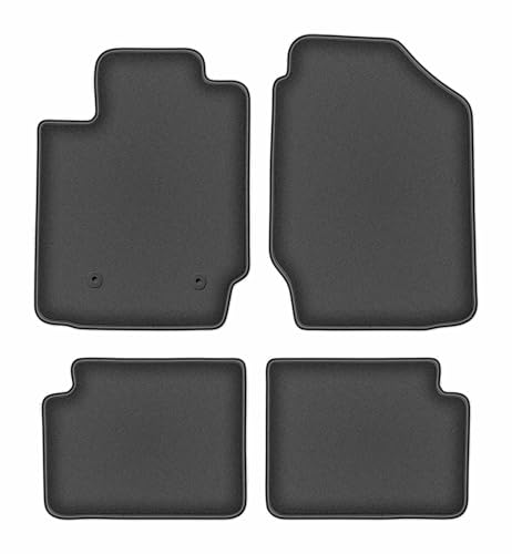 Tapis de voiture velours Corolla E12 E13 Durban graphite 4pcs