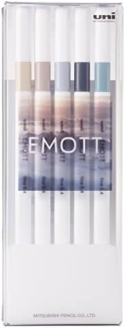 Uni EMOTT 5 Colors Set No.9, Nuance Color (PEMSY5C.NO9) image 5