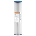 Aquasure Fortitude 30 Micron Pleated Sediment Whole House Water Filter - 20" x 4.5"