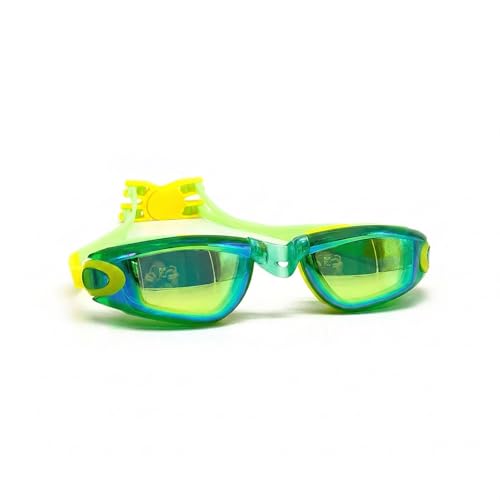 Image of BURNLAB Swimming Goggles for Kids, Clear Vision Pool Goggles for Boys & Girls, Easy Adjustable Strap (green)