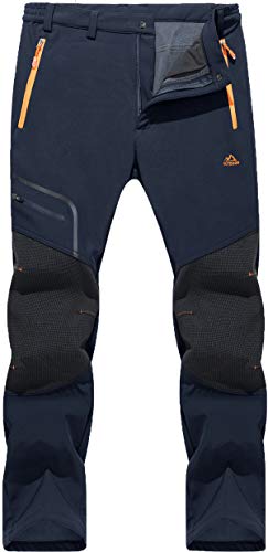 TACVASEN 冬用防寒釣りパンツ 2XL ネイビー