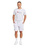 FILA Men's Classic 2.0 Short, Light Grey Marle, Medium