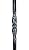 Stair Part Shop - 5/8" Round - Ornate Hollow Iron Baluster -ÊFrench - Gun Metal Silver