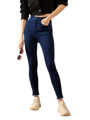 Image of Dolce Crudo Distressed High Rise Skinny Jeans for Women