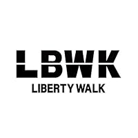 Liberty Walk LBWK LIBERTYWALK Logo Sticker, Black/Red, Model