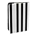 Black And-White Stripes Printing Fashion Passport Holder Personalized Printed Cowhide Id Holder Travel Passport Cover 5.5 In