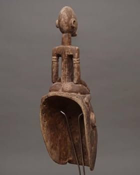 Amazon.co.jp: アフリカマリ共和国ドゴン族マスク仮面No.414