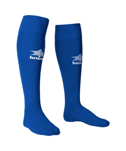 Luanvi Gama Pol |Medias Hombre-Calcetines Futbol, Azul, L