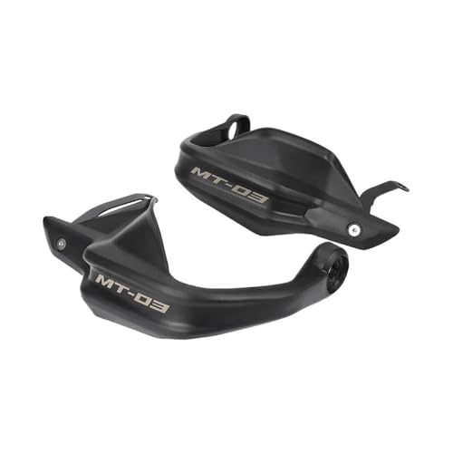 Guidon protect haut de gamme avec protège-mains moto MT03 MT25 noir mat