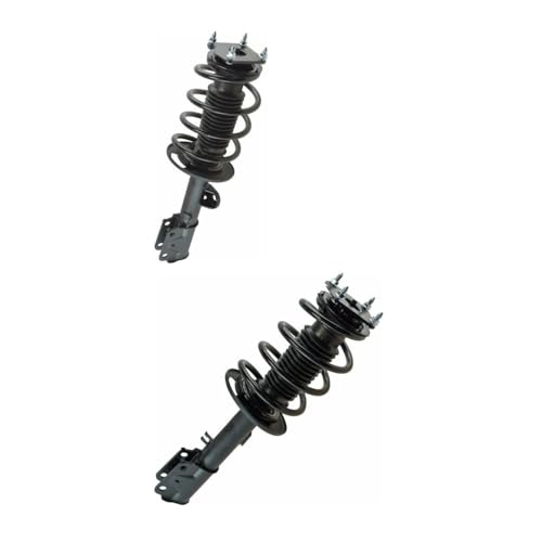 XIOUMAAN Front Left Driver and Right Passenger Side Suspension Shock Absorber Strut and Spring Assembly Metal Loaded for Ford for Explorer 3.5L 2011-2012