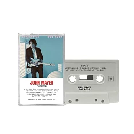 John Mayer Sob Rock Exclusive Limited Edition Gray Colored Cassette Amazon Com Music