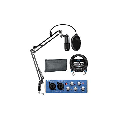 Exclusive Discount 70% Price Audio Technica AT2020 Cardioid Condenser Microphone Bundle with PreSonus AudioBox USB 96 2x2 USB Audio Interface with Studio One Artist, Blucoil Boom Arm Plus Pop Filter, and 10-FT Balanced XLR Cable Exclusive Discount 70% Price Audio Technica AT2020 Cardioid Condenser Microphone Bundle with PreSonus AudioBox USB 96 2x2 USB Audio Interface with Studio One Artist, Blucoil Boom Arm Plus Pop Filter, and 10-FT Balanced XLR Cable