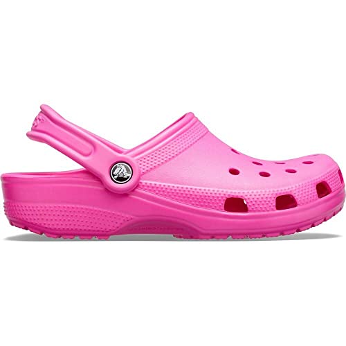 Image of Crocs unisex adult Men's and Women's Classic (Retired Colors) Clog, Electric Pink, 9 Women 7 Men US