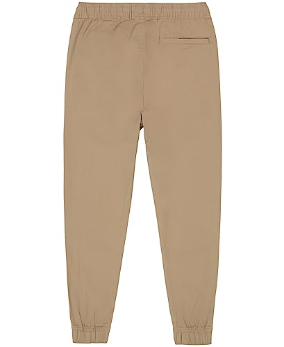 Nautica Boys' School Uniform Jogger Pants, Elastic Waistband with Drawstring Closure, Stretch Twill Fabric2