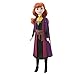 Produktbild Mattel DISNEY Die Eiskönigin 2 Anna-Modepuppe - beweglich, Reiseoutfit, abnehmbarer Umhang, kämmbare Haare, für Kinder, alle Puppen separat erhältlich, HLW50, Black-purple
