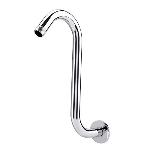 HarJue Braccio Di Estensione Per Soffione Doccia In Acciaio Inox 25,4 Cm – Prolunga Per Alzare O Abbassare Il Tubo – Filetto Universale 1/2 NPT - 2